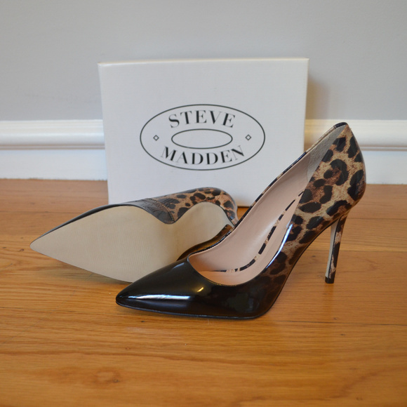 STEVE MADDEN Leopard Print Pumps - Picture 5 of 8